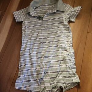 Striped Polo Onesie for Kids